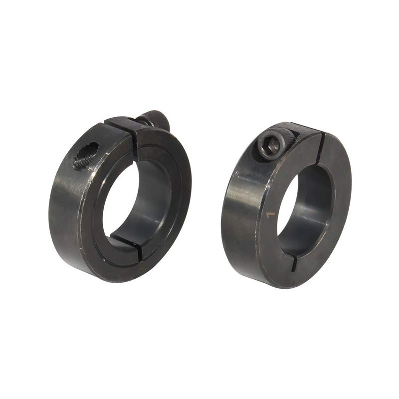 AZSSMUK Single Split Clamp-On Shaft Collars of Metal Material 2 inch Bore Set Screw - Image 2